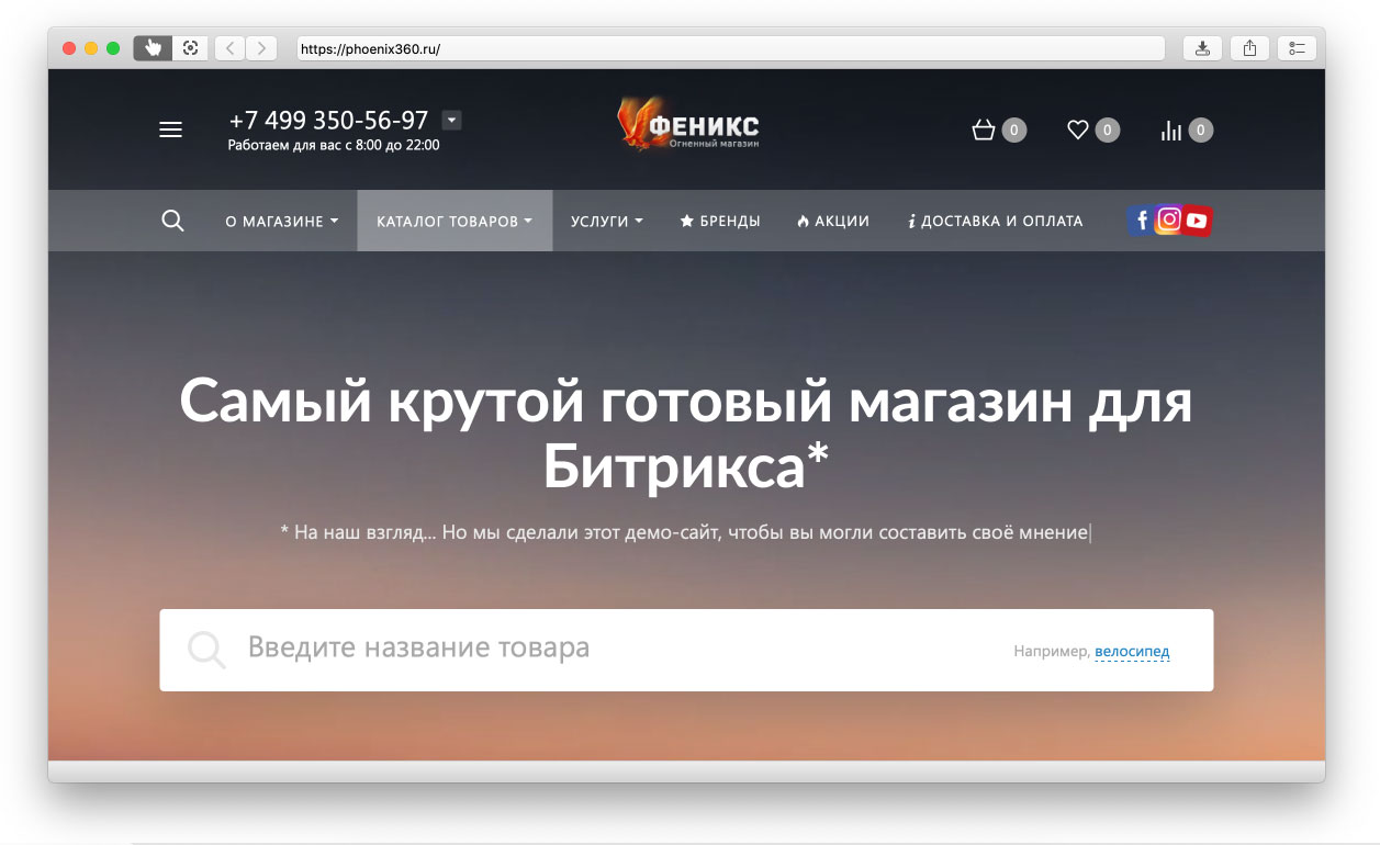 Конструктор интернет-магазинов ФЕНИКС купить